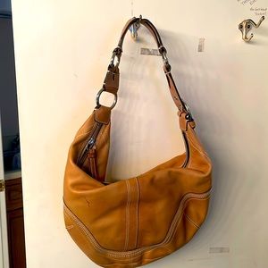 Coach saddlebag light tan